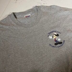 Vintage Disneyland‎ Resort Security Operations Mickey Mouse T-Shirt XXL